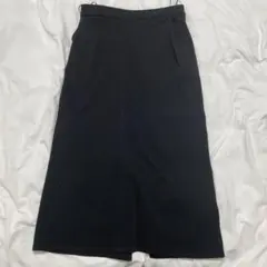 【未使用】ユニクロ　タイトスカート ブラック　ロング　L