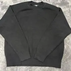 UNIQLO ブラック クルーネック セーター M