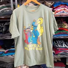 USA古着 セサミストリート キャラクター Ｔシャツのサムネイル