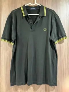 FRED PERRY ダークグリーン オリーブ ポロシャツ メンズ M