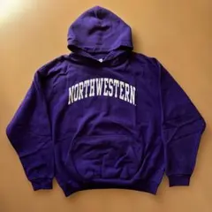 GILDAN NORTHWESTERN カレッジロゴパーカー パープル状態◎美品