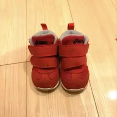 アシックス スクスク 13cm 赤 レッド　ミドル