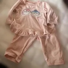 ベビーパジャマ 90サイズ アンパンマン ドキンちゃんコキンちゃん ピンク