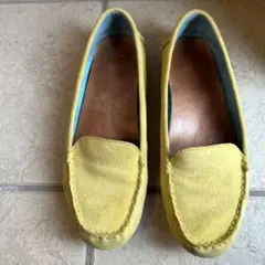 UGG イエロー スエード モカシン23.5センチ