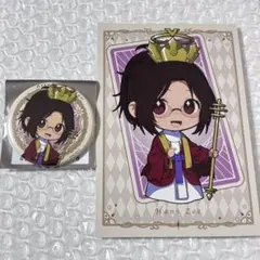 進撃の巨人 ハンジ プリンセスカフェ タロット 缶バッジ ポストカード