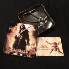Disney パイレーツ・オブ・カリビアン/缶ケース入り スカルストラップ