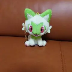 ニャオハ　ポケットモンスター ぬいぐるみ キーホルダー付き