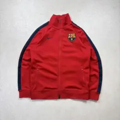 NIKE FCバルセロナ トラックジャケット ジャージ レッドダブルジップのサムネイル