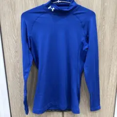 UNDER ARMOUR 青 M 長袖アンダーシャツ