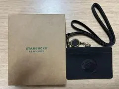 【新品】◇スターバックス　リサイクルレザー IDカードホルダー◇(箱あり)