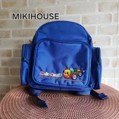 MIKI HOUSE 子供用リュック　車柄　ブルーのサムネイル
