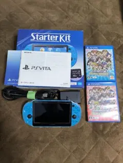 SONY PS Vita 青 スターターキット付き