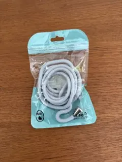 【新品未使用】スマホ ショルダーストラップ ライトグレー 調節可能 紐付き