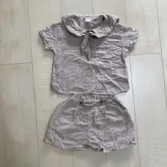 ベージュ　セーラー　テータテート セットアップ95