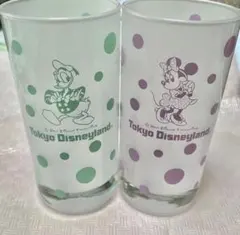 ディズニー【ドナルド】【ミニーちゃん】コップ・グラス