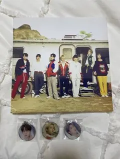 BTS THE BEST フォトキャンバス　キーリング　【ジン・グク・RM】