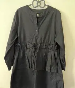 ダークグレー 長袖 シャツ・ブラウス