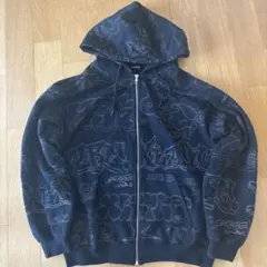 XLARGE グラフィティパーカー Lサイズ ブラック