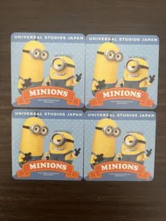 ミニオンズ ステッカー 4枚セット　USJ