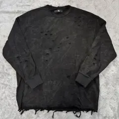 マ*ロ様 【美品】CAMBIO タイダイダメージ加工スウェット オーバーサイズのサムネイル