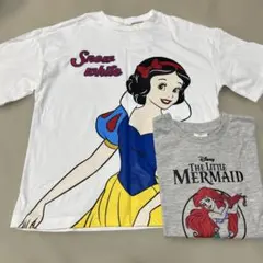 ディズニープリンセス RELA 白雪姫 アリエル 半袖 Tシャツ 130cm