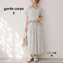 エシカ ESICA 半袖オールインワン 綿麻混 春夏 ワイドパンツ リネン