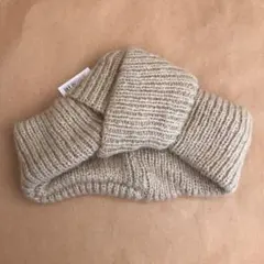 チチカカ ニットヘアバンド  ベージュ