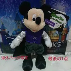 最後の1点 海外パーク限定‼️ディズニー ハロウィン ミッキー ぬいぐるみバッジ