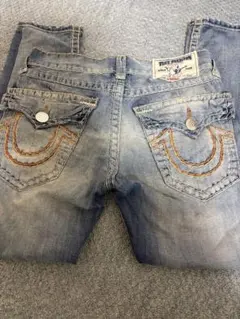 true religion ストレート デニム 30 白ステッチ 最終的値下げ