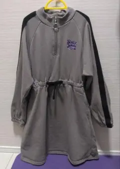 SISTER JENNI 袖ラインハーフZIPワンピース 140cm【未使用品】