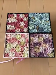 ☆美品☆ ニコライバーグマン プリザーブドフラワーボックス ビビッド