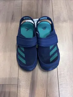 adidas サンダル ネイビー/グリーン 190