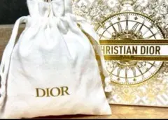 クリスチャン ディオール Dior 巾着袋 白 小さいサイズ