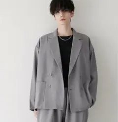 【ASTRONOMY】ビッグシルエットリラクシングダブルテーラードジャケット