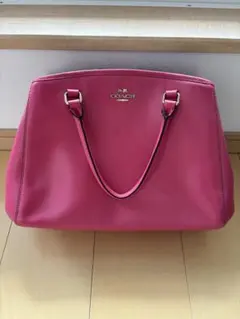 COACH ピンク ハンドバッグ