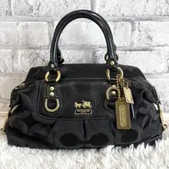 COACH シグネイチャー ソーホー ワンショルダーバッグ黒 y2k - メルカリ