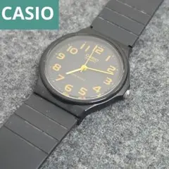 CASIO カシオ 腕時計 新品電池 ラバー ブラック メンズ 稼働