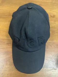 本日のみ値引き【希少】Dior ブラック　フロントロゴキャップ Lサイズ