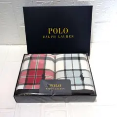 【新品未使用】Polo Ralph Lauren チェック柄タオルセット　2枚