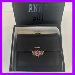 ANNA SUI ダリア三つ折り財布 がま口 - メルカリ