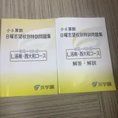 2026年最新】浜学園 小6 志望校別特訓問題集の人気アイテム - メルカリ