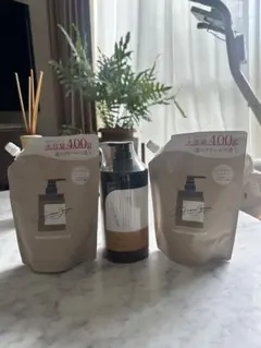 coconeクレイクリームシャンプーモイストボトル&詰め替え２個セット