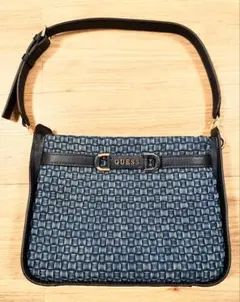 【保管品】GUESS ショルダーバッグ デニムのサムネイル