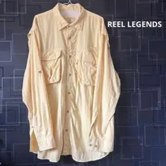 REEL LEGENDS ナイロン フィッシングシャツ XL イエローのサムネイル