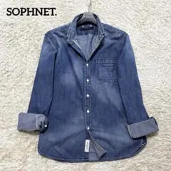ソフネット AUTHENTIC デニムシャツ ボタンダウン 日本製