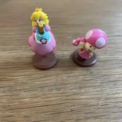 チョコエッグ マリオジャンボリー ピーチ姫 キノピコ 2体セット
