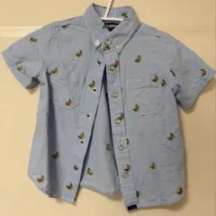 XLARGE KIDS バナナ柄 半袖シャツ 100cm