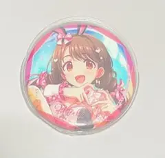 デレマス 島村卯月 オーロラ缶バッジ