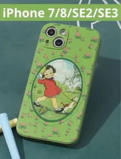 スマホケース　iPhone7/8/SE2/SE3 スマホカバー　レトロ