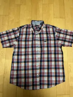 CHAPS チェック柄 半袖シャツ Lサイズ